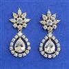 American Diamond Classic Earring with 2 Tone Plating