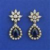 American Diamond Classic Earring with Mehndi Plating