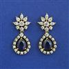 American Diamond Classic Earring with Mehndi Plating