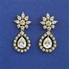 American Diamond Classic Earring with Mehndi Plating