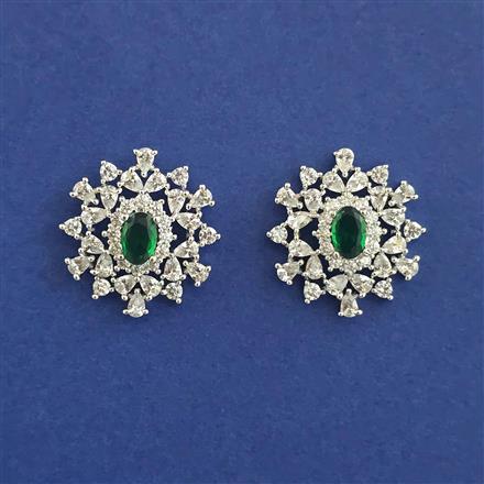 American Diamond Tops with Rhodium Plating