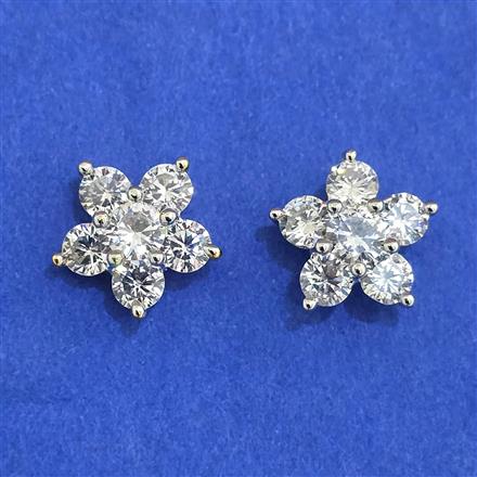 American Diamond Tops with Rhodium Plating 2 Tone Plating Mehndi Plating