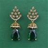 American Diamond Classic Earring with Mehndi Plating
