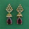 American Diamond Classic Earring with Mehndi Plating
