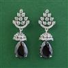 American Diamond Classic Earring with Rhodium Plating