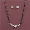 American Diamond Classic Mangalsutra With 2 Tone Plating Rhodium Plating