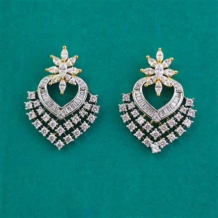 American Diamond Tops with Rhodium Plating 2 Tone Plating Mehndi Plating