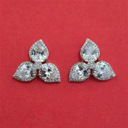 American Diamond Tops with Rhodium Plating