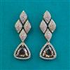American Diamond Classic Earring with Mehndi Plating