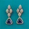 American Diamond Classic Earring with Mehndi Plating