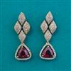 American Diamond Classic Earring with Mehndi Plating