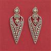 American Diamond Classic Earring with Rhodium Plating 2 Tone Plating Carat Plating