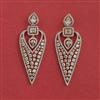 American Diamond Classic Earring with Rhodium Plating 2 Tone Plating Carat Plating