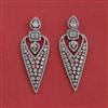 American Diamond Classic Earring with Rhodium Plating 2 Tone Plating Carat Plating