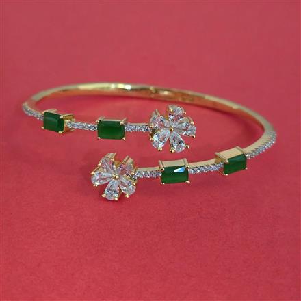 American Diamond Openable kada with Carat Plating