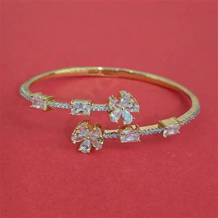 American Diamond Openable kada with Carat Plating