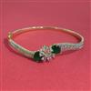 American Diamond Openable kada with 2 Tone Plating
