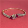 American Diamond Openable kada with 2 Tone Plating