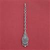American Diamond Classic Tikka with Rhodium Plating 2 Tone Plating Mehndi Plating