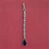 American Diamond Classic Tikka with Rhodium Plating