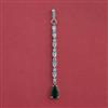 American Diamond Classic Tikka with Rhodium Plating