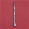 American Diamond Classic Tikka with Rhodium Plating