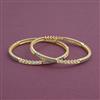 American Diamond Classic Bangles With 2 Tone Plating
