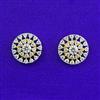 American Diamond Tops with Rhodium Plating 2 Tone Plating