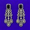 American Diamond Classic Earring with Mehndi Plating