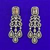 American Diamond Classic Earring with Mehndi Plating