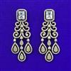 American Diamond Classic Earring with Mehndi Plating