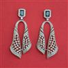 American Diamond Classic Earring with Rhodium Plating
