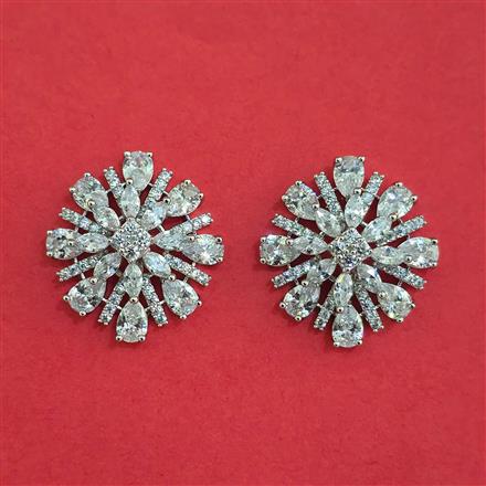 American Diamond Tops with Rhodium Plating