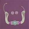 American Diamond Classic Necklace with Carat Plating