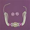 American Diamond Classic Necklace with Carat Plating