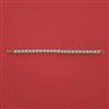 American Diamond Openable Bracelet with Rhodium Plating 2 Tone Plating Mehndi Plating