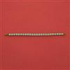 American Diamond Openable Bracelet with Rhodium Plating 2 Tone Plating Mehndi Plating