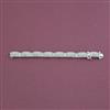 American Diamond Openable Bracelet with Rhodium Plating 2 Tone Plating Mehndi Plating