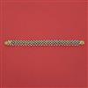 American Diamond Openable Bracelet with Rhodium Plating 2 Tone Plating Mehndi Plating