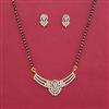American Diamond Classic Mangalsutra with 2 Tone Plating