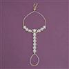 American Diamond Adjustable Hath Pan with Rhodium Plating 2 Tone Plating
