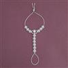 American Diamond Adjustable Hath Pan with Rhodium Plating 2 Tone Plating