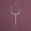 American Diamond Adjustable Hath Pan with Rhodium Plating