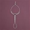 American Diamond Adjustable Hath Pan with Rhodium Plating