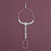 American Diamond Adjustable Hath Pan with Rhodium Plating