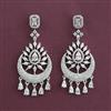 American Diamond Classic Earring with Rhodium Plating 2 Tone Plating Mehndi Plating