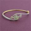 American Diamond Openable kada with 2 Tone Plating