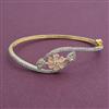 American Diamond Openable kada with 2 Tone Plating