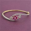 American Diamond Openable kada with 2 Tone Plating