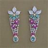 American Diamond Classic Earring with Carat Plating